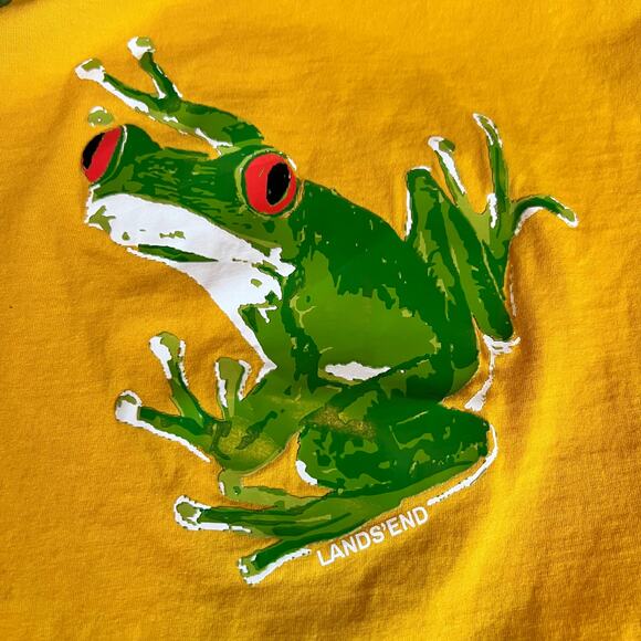 Lands End Frog Raglan Tee - Picture 2 of 8